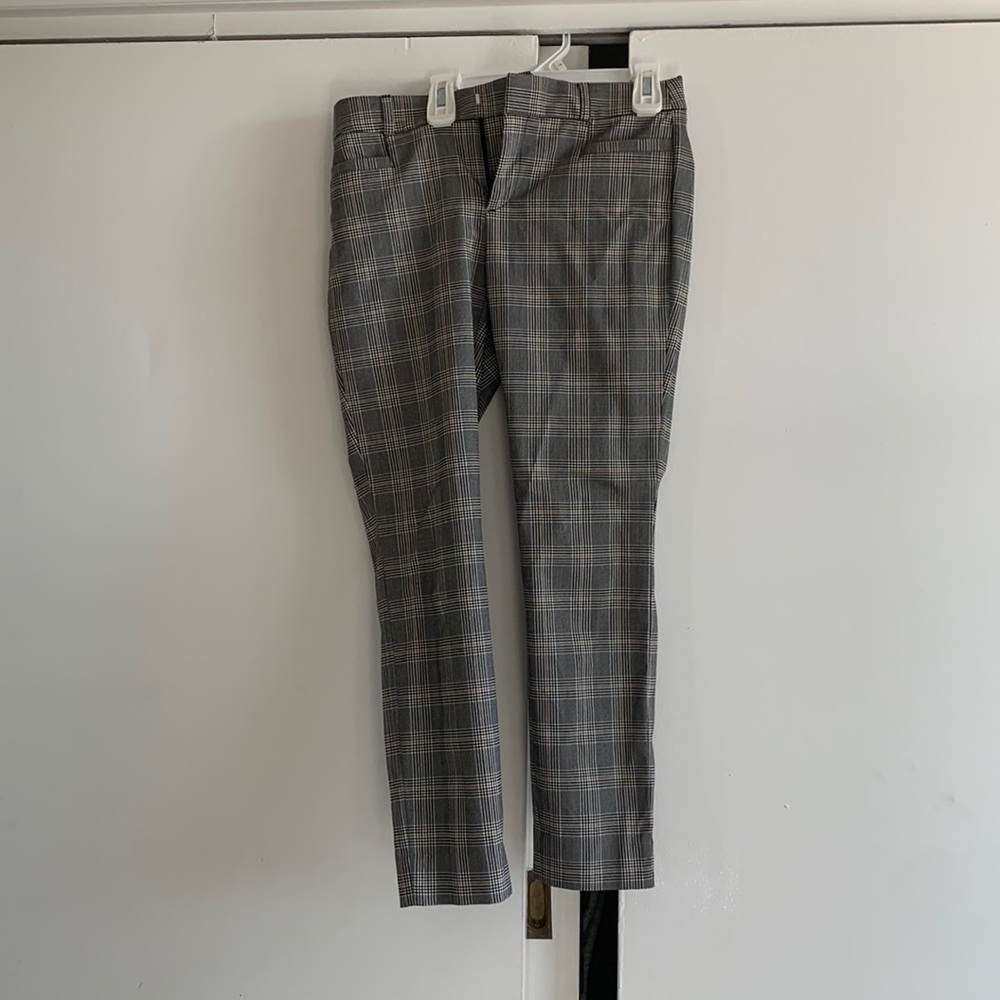 slacks, about ankle length (i’m 5’8”) from banana republic on sale